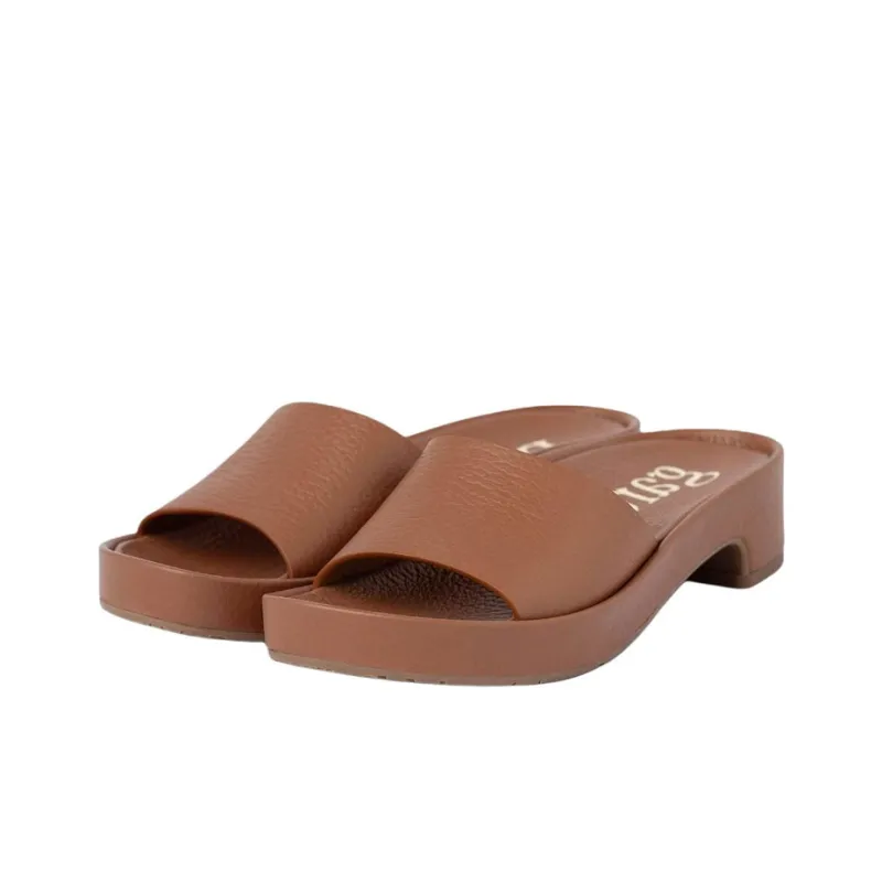 Pedro García Slide Slippers 4cm Women's Brown-2