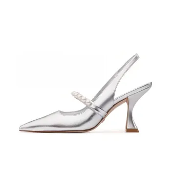 Stuart Weitzman/SW Goldie Xcurve 85 Slim Heel High Heels 8.5cm Women's Dreamy Silver