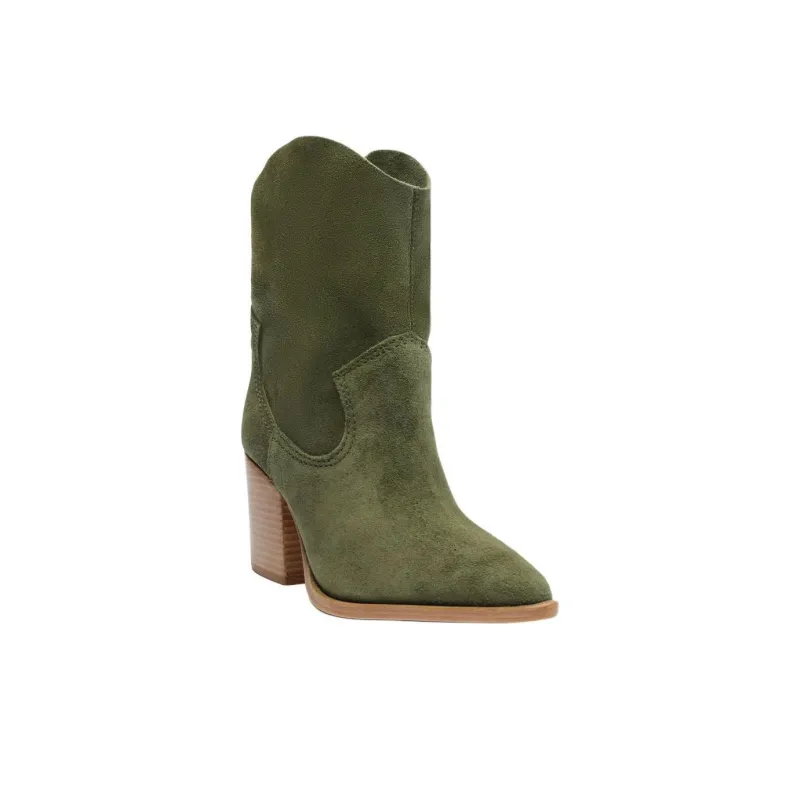 Schutz Tessie Ankle Boots 7cm Women's Green-2