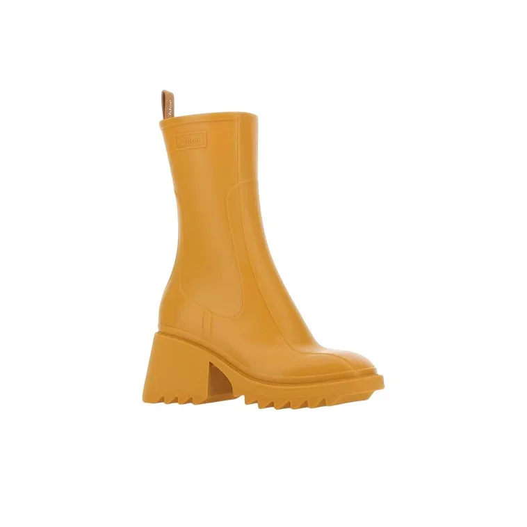 Chloe Ankle Boots Women's Yellow-3