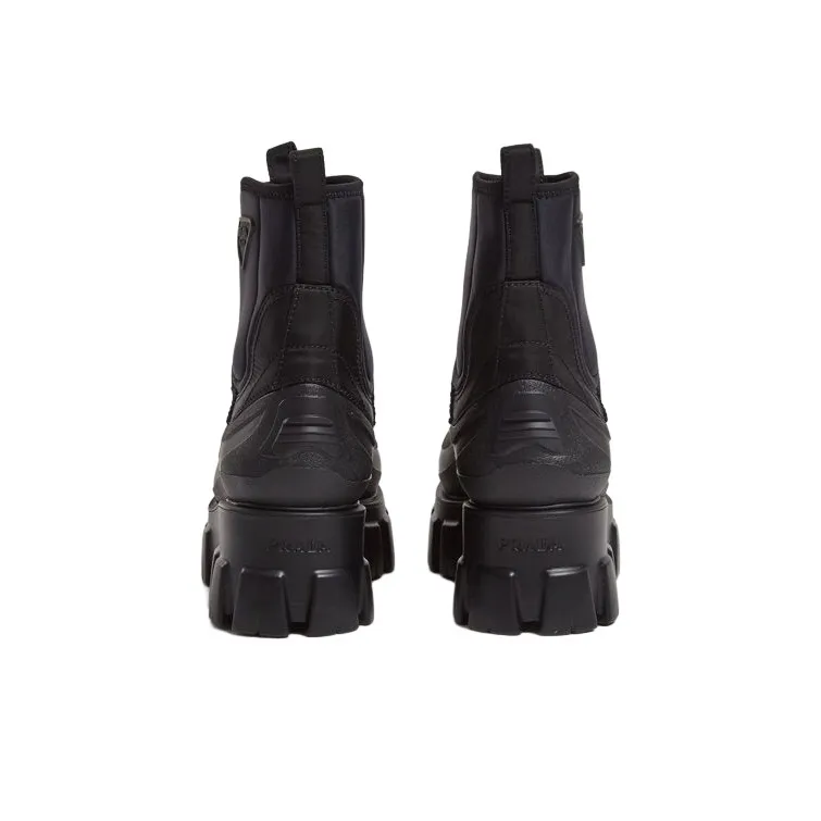 PRADA Moonlith Gabardine Boots-4