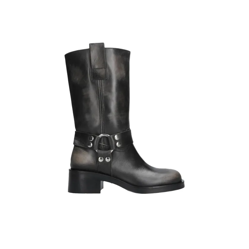 STRATEGIA Ankle Boots 5cm Women's Black-1