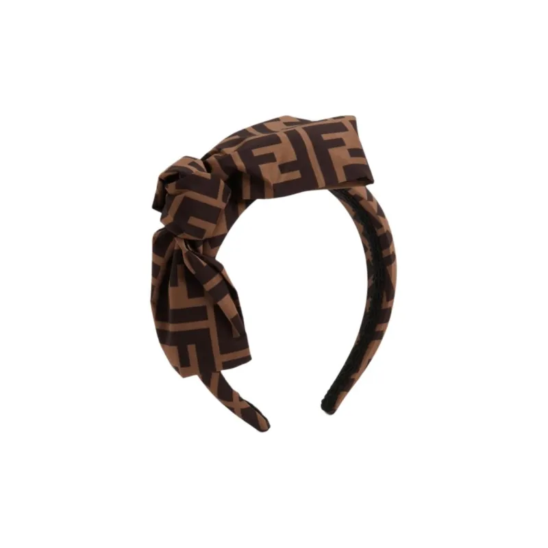 FENDI Ff Motif Bow Headband-1