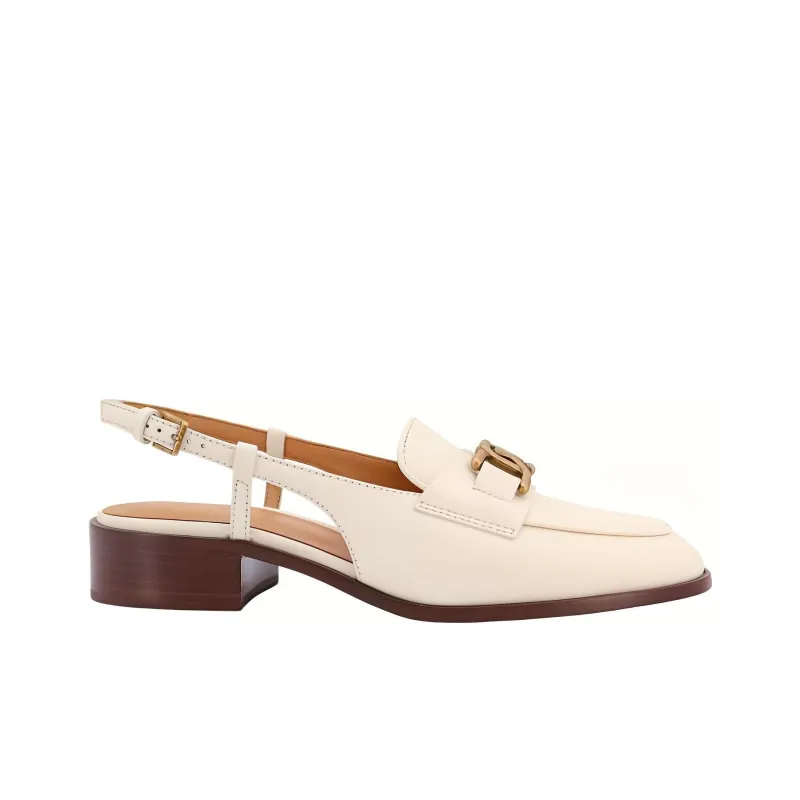 TOD'S Almond Toe Slingback Loafers Women's-1