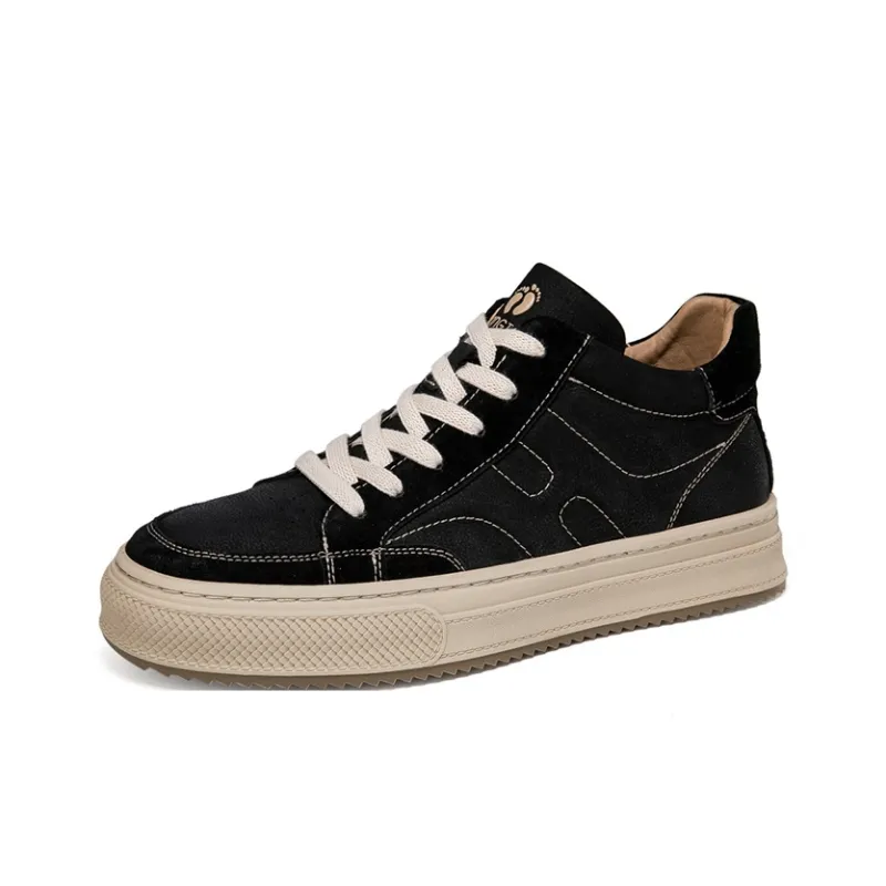 HANG TEN Lightweight Height Increasing Wear-Resistant Slip-Resistant Low-Top Skateboard Shoes Men's-3