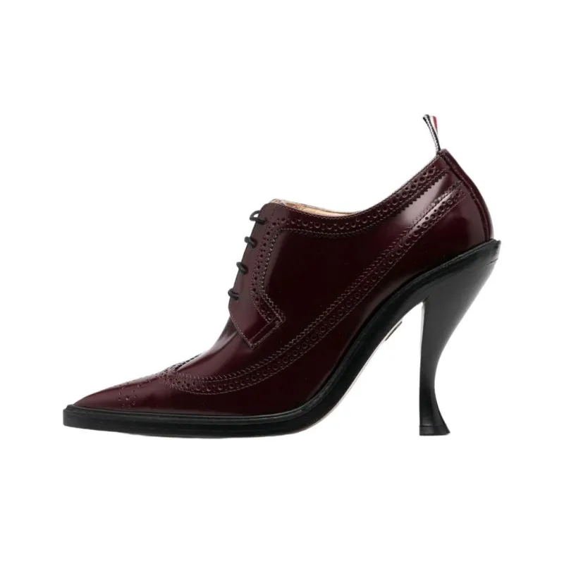 THOM BROWNE Longwing Brogue Pumps-0