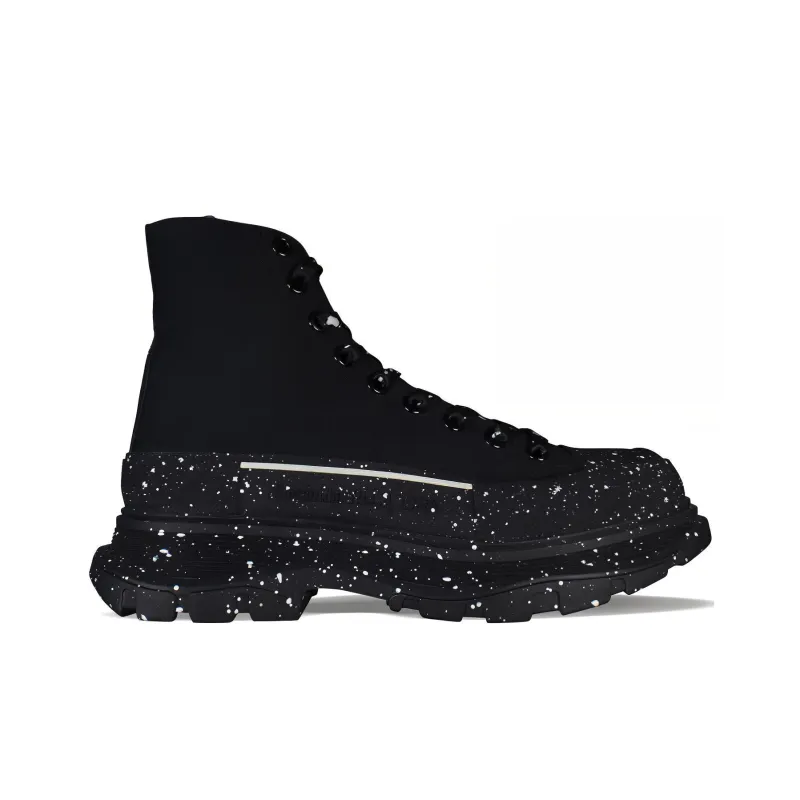 Alexander McQueen Tread Slick Ankle Boots Men's Black-1