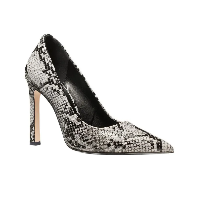 MICHAEL KORS Amara Slim Heel High Heels 10.8cm Women's Black Gray Color-2