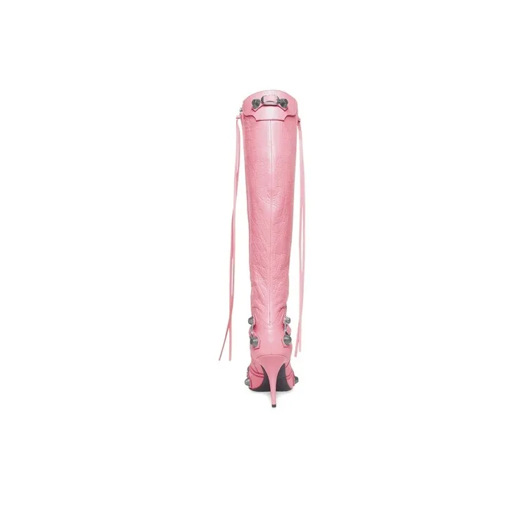 Balenciaga Cagole 90mm Boot Pink Women's-3