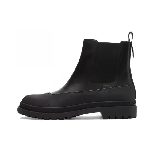 COACH Short Chelsea Boots Men's Black