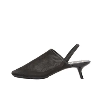 LOEWE Petal Irregular Heel High Heels 4.5cm Women's Black