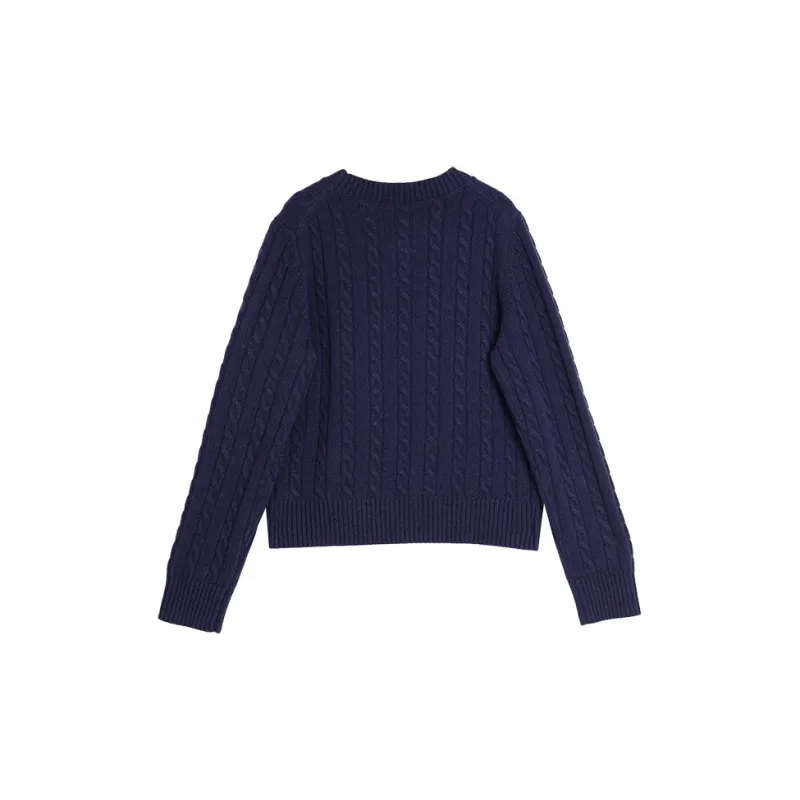 ELLE Knitwear Women's Navy Blue-1