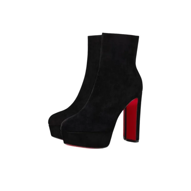 CL Loo Booty Ankle Boots 13cm Women's Black-3