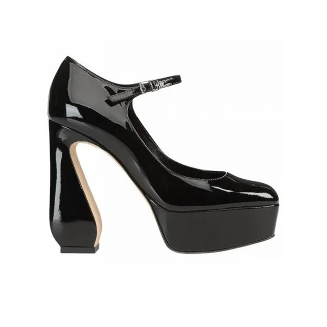 Si Rossi 125mm Platform Pumps-1