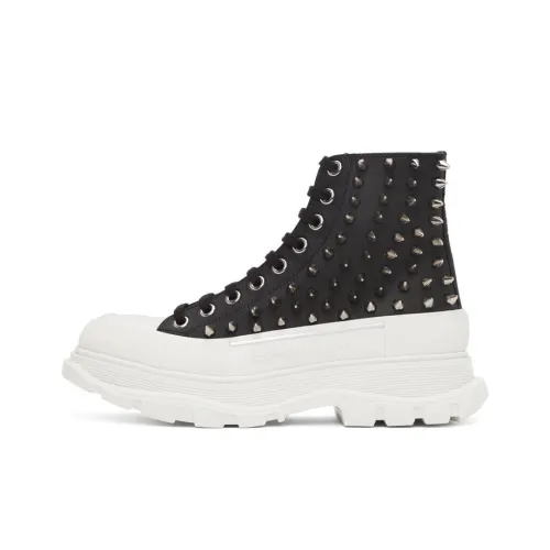 Alexander McQueen Tread Slick Platform Shoes Women's Black