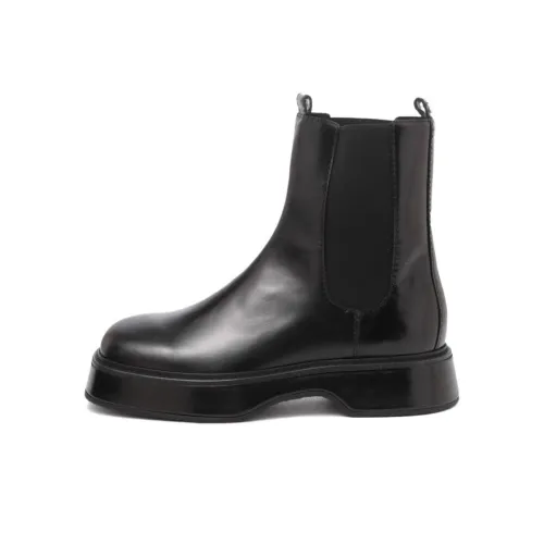 AMIPARIS Short Chelsea Boots Unisex Black