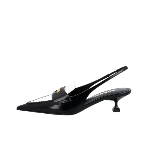 MIU MIU Penny Slim Heel High Heels Women's Black