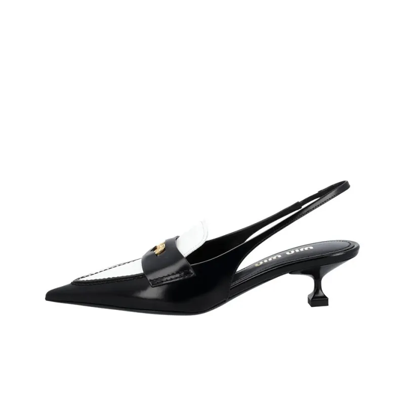 MIU MIU Penny Slim Heel High Heels Women's Black-0