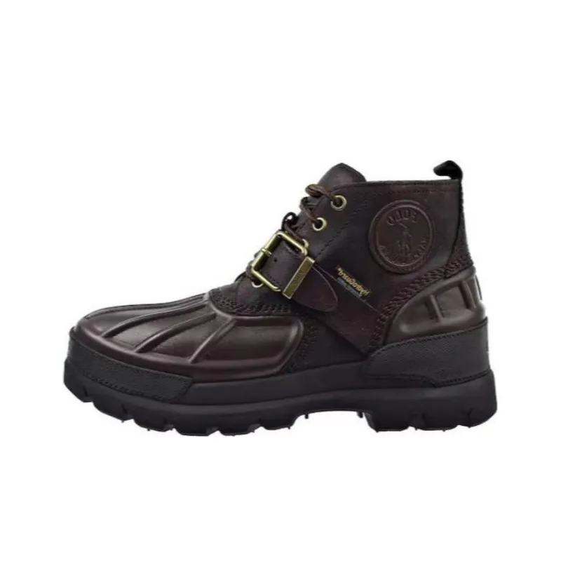 Polo Ralph Lauren Oslo Low Waterproof Boot Dark Brown-0