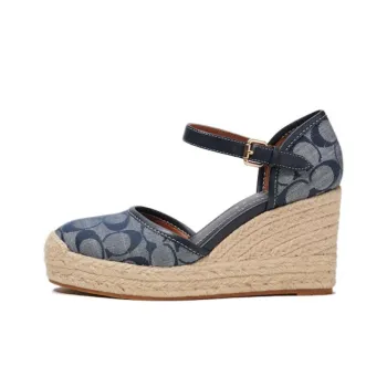 COACH Outlet Raine Wedge Heel High Heels Women's Blue