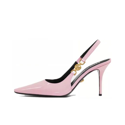 VERSACE Medusa '95 Slim Heel High Heels 8.5cm Women's Pink