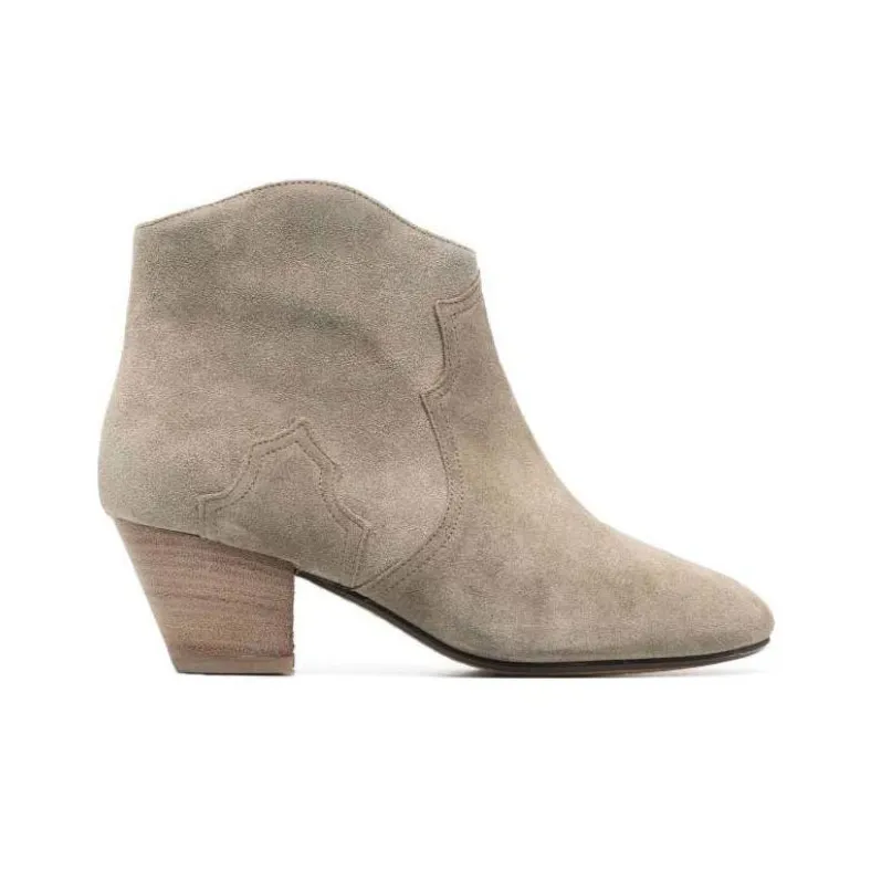 ISABEL MARANT Dicker Suede Ankle Boots-1