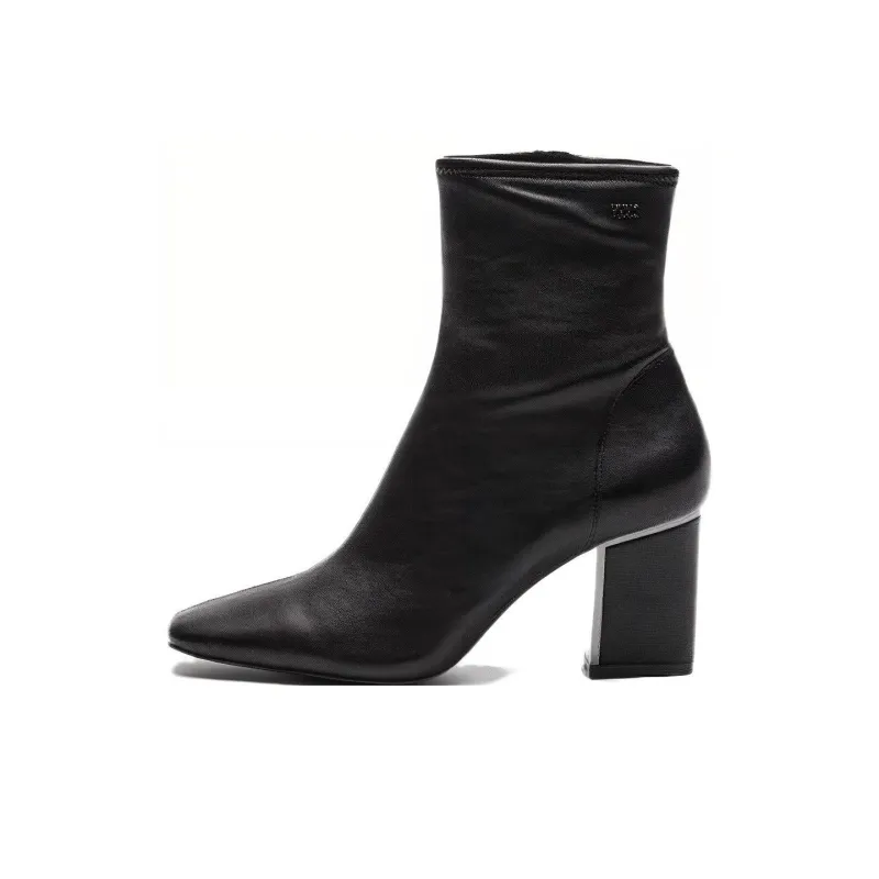 DKNY Logo-plaque Ankle Boots-0