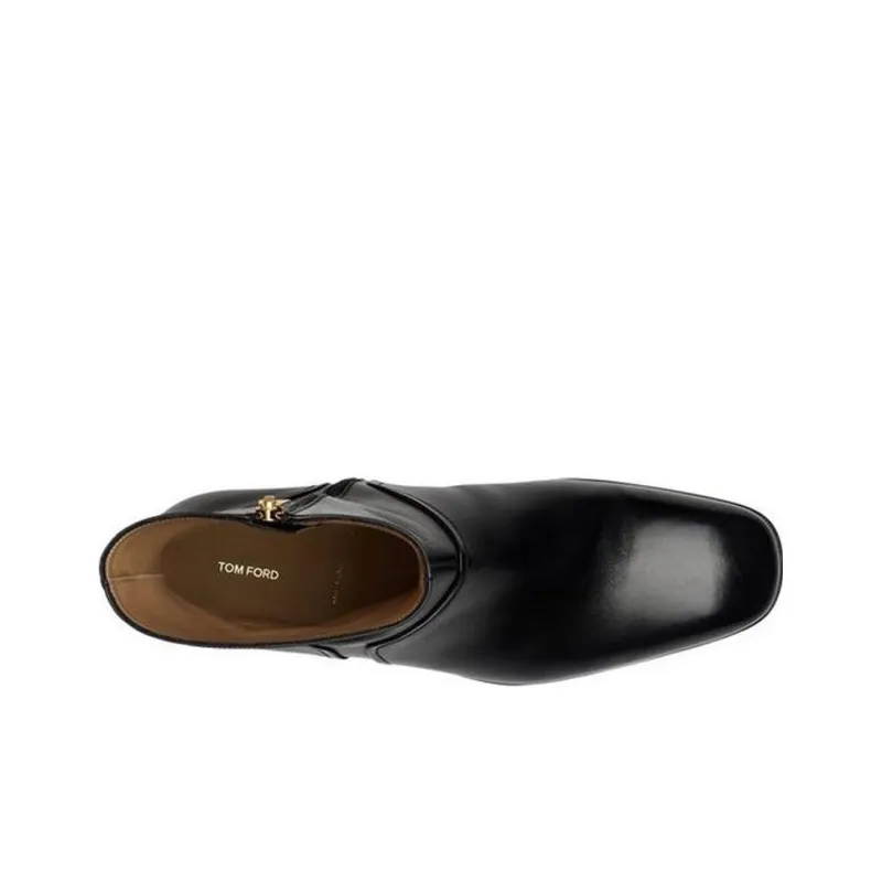 TOM FORD Ankle Boots 4cm Men's Black-2