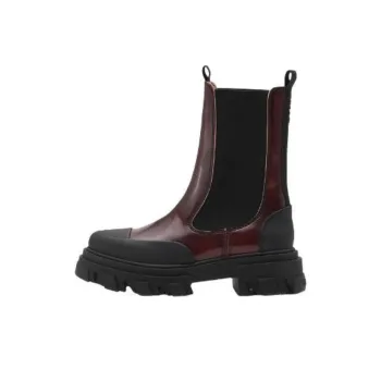 GANNI Chelsea Boots Women's Burgundy