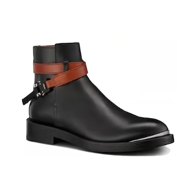 DIOR Evidence Ankle Boots Men's Black-2