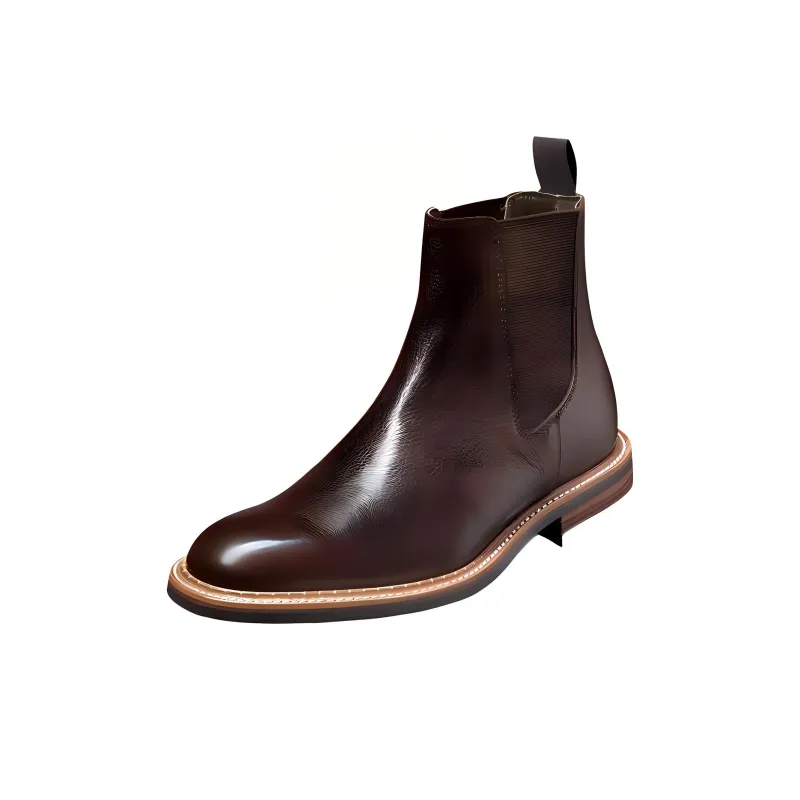 BARKER BOEB Archive Harrowick Chelsea Boots Men's Dark Brown-0