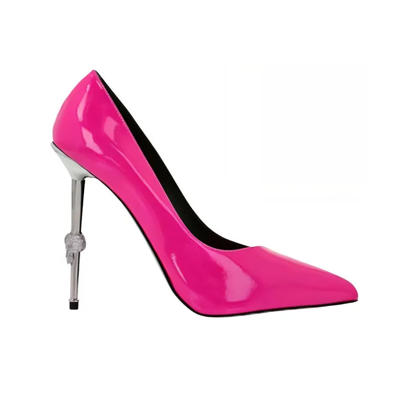 PHILIPP PLEIN Decollete 120mm Patent Pumps-1