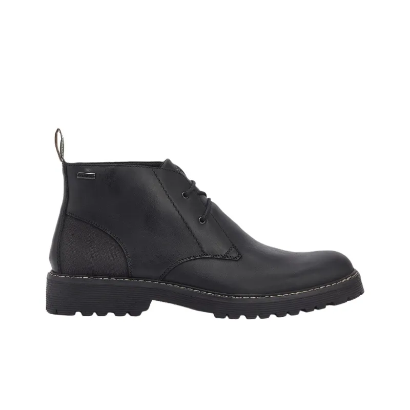 BARBOUR Chukka Ankle Boots Men's Pitch Black-1