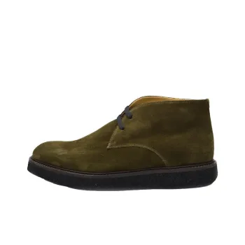 CORNELIANI Ankle Boots Men's Olive Green