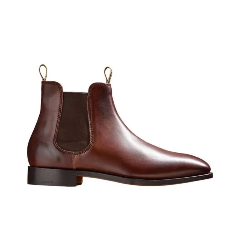 BARKER Mansfield Short Chelsea Boots Men's Dark Brown-1