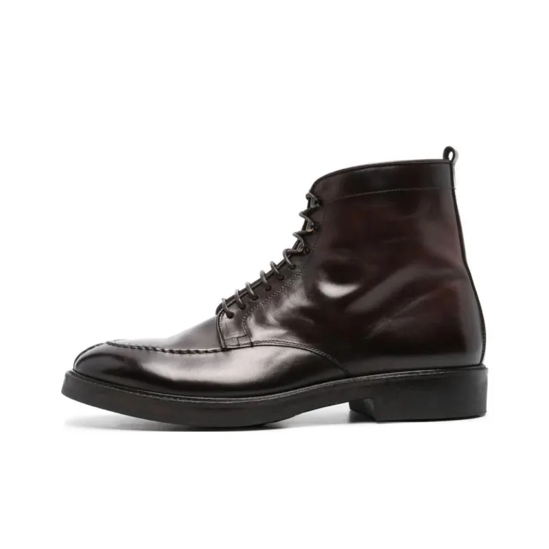 Alberto Fasciani Caleb Leather Ankle Boots-0