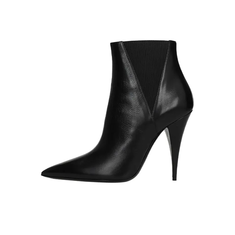 SAINT LAURENT Wyatt Chelsea Boots Women's Black-0