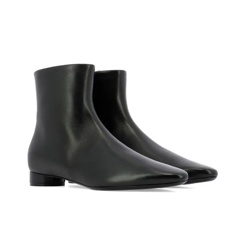 Balenciaga Ankle Boots 'Black Leather' Women's-2