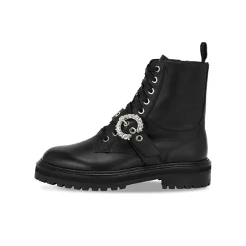 Jimmy Choo Cora Short Martin Boot Women's Black