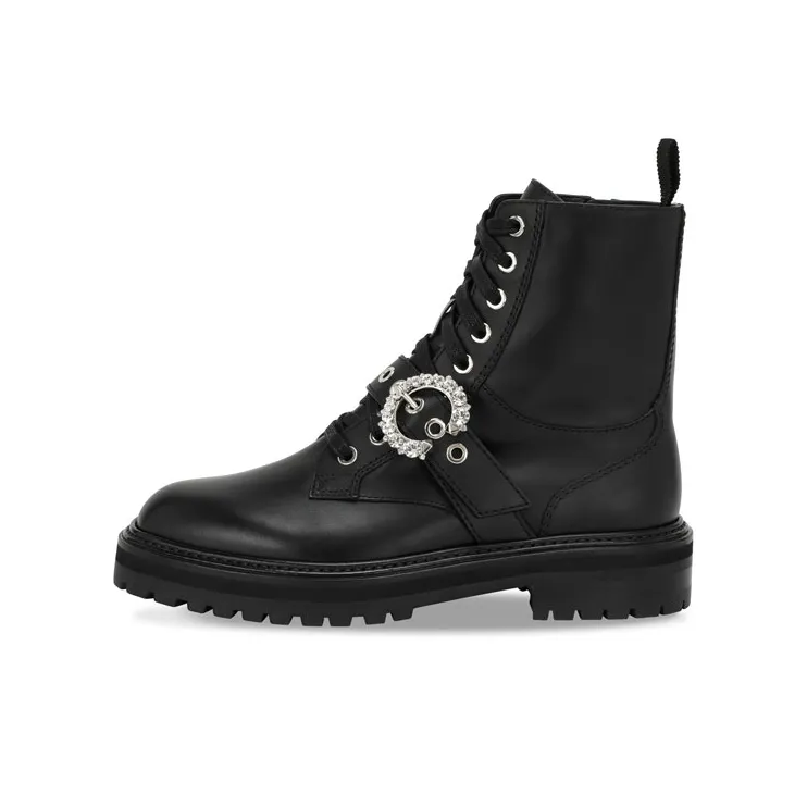 Jimmy Choo Cora Short Martin Boot Women's Black-0