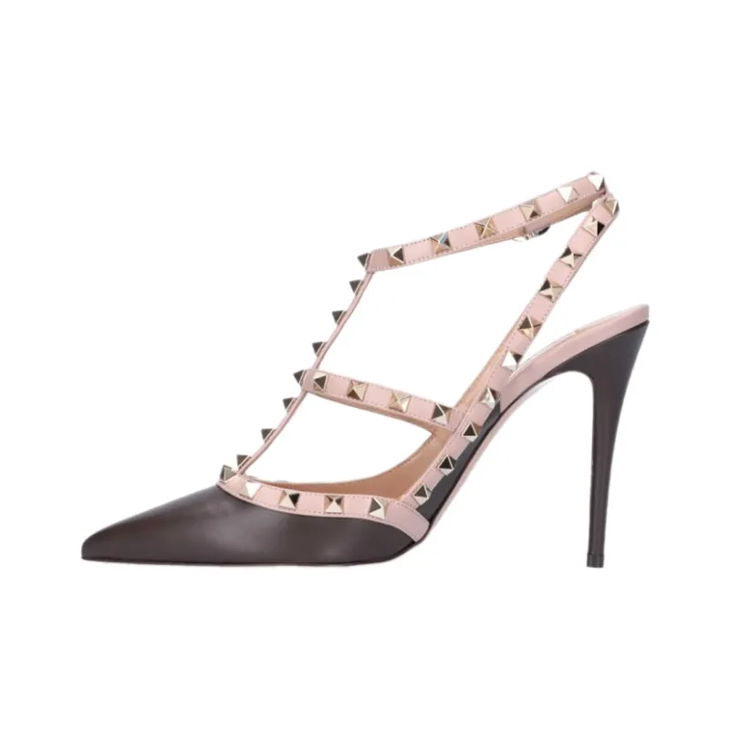 Valentino Garavani Rockstud Slingback Pumps-0