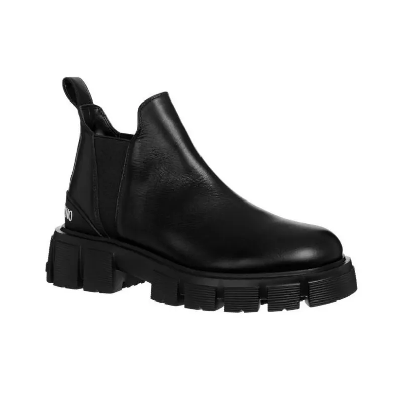 LOVE MOSCHINO Ankle Boots 5cm Women's Black-1
