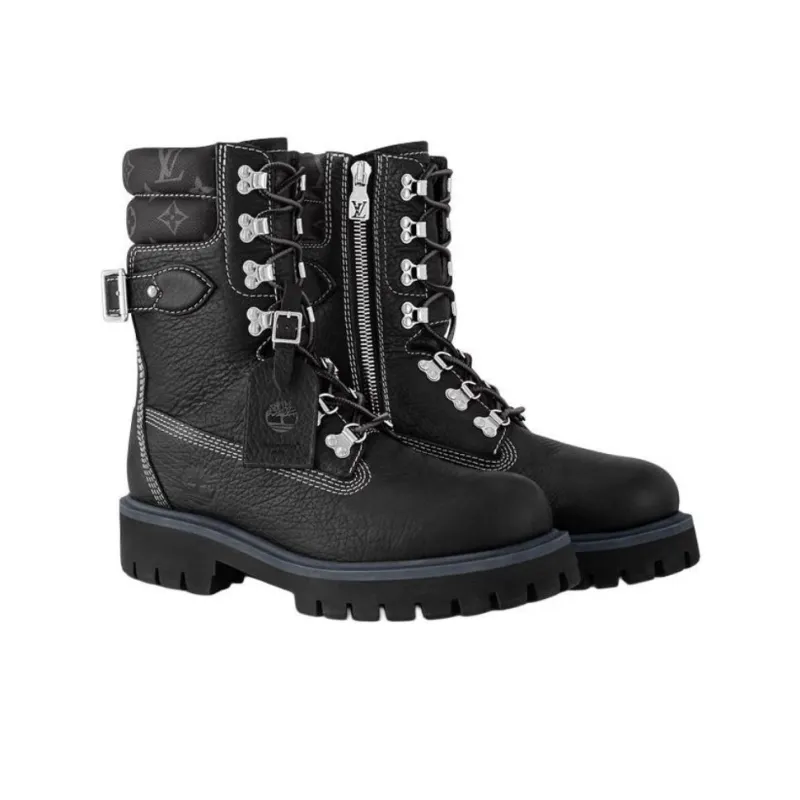 Timberland x LOUIS VUITTON Ranger Ankle Boots Men's Black-1
