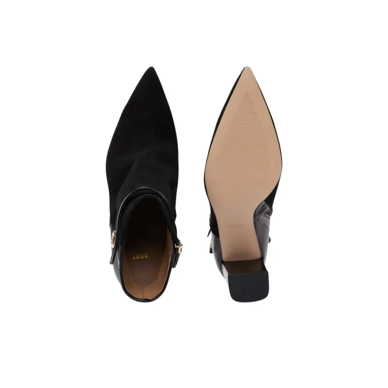 HUGO BOSS Ankle Boots 9cm Women's Black-4