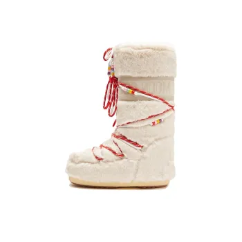 Moon Boot Icon Logo Printed Beads Boots