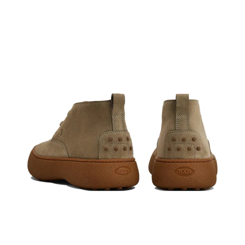 TOD'S Ankle Boots Men's Beige Yellow-3