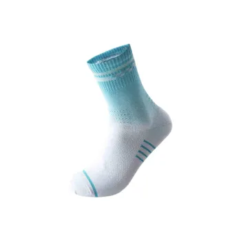 Anta Running Collection Mid Calf Socks Unisex 1 Pack Ocean Green