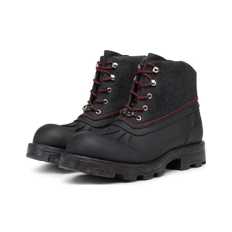 DIESEL D-Hammer Ankle Boots Men's Black-2