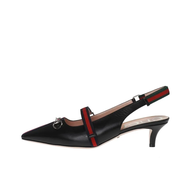 GUCCI Cone Heel High Heels Women's Black-0