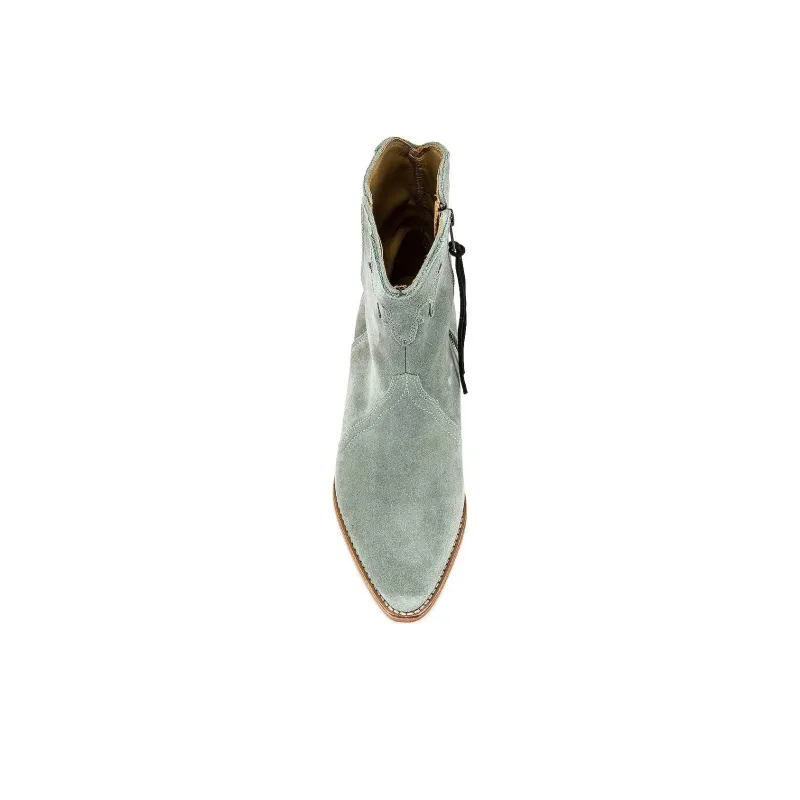 FREE PEOPLE Ankle Boots 5cm Women's Light Green-4